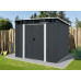 Riwall PRO RMSP 9x8 Anthracite LUX - fém kerti ház 2,4 x 2,8 m T-PS0908-A