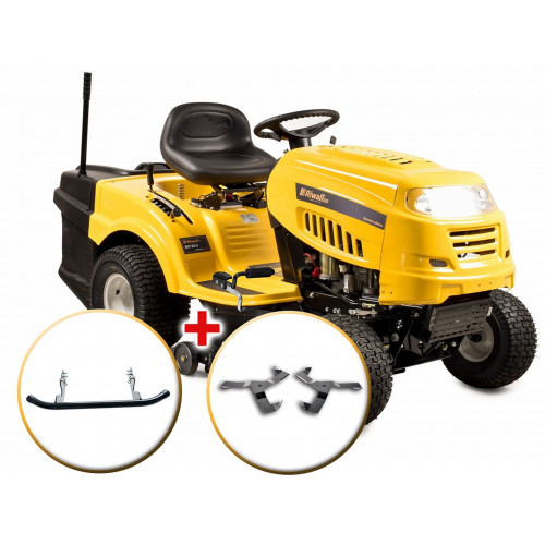 Riwall PRO RLT 92 H Power Kit Fűnyíró traktor fűgyűjtővel, váltóval 92 cm 13BB715E623_kit