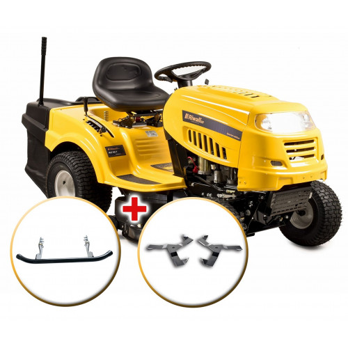 Riwall PRO RLT 92 T Power Kit Fűnyíró traktor fűgyűjtővel, váltóval 92 cm 13BB765E623_kit