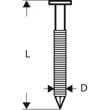 BOSCH Gömbölyűfejű szalagszeg, SN21RK 90RG 2608200038