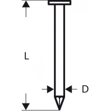 BOSCH Gömbölyűfejű szalagszeg, SN21RK 80 2608200030