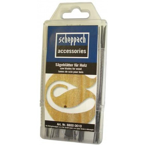 SCHEPPACH Fűrészlap készlet dekopírfűrészhez, 5 x 12 db 88000010