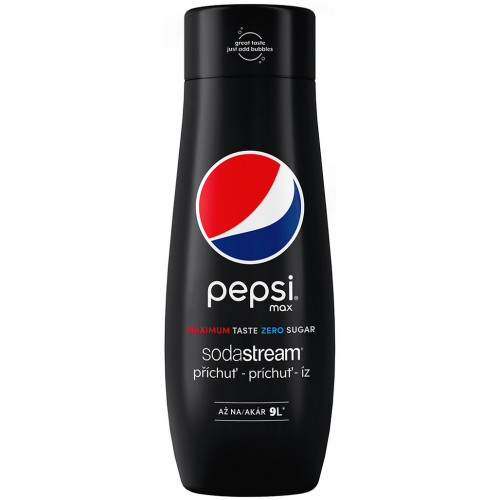SODASTREAM PEPSI MAX ízű szörp 9 liter italhoz, 440 ml 42004022