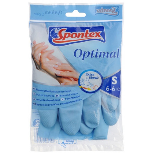 Spontex Optimal Gumikesztyű "S" Méret, 1 db