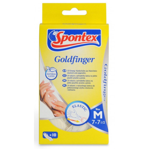 Spontex Goldfinger gumikesztyű M Spontex Goldfinger gumikesztyű M
