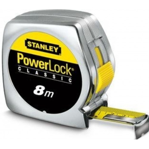 Stanley 1-33-198 PowerLock Műanyagházas mérőszalag 8m/25mm