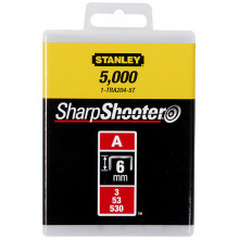 Stanley 1-TRA204-5T Könnyű terhelésű tűzőkapcsok - A típusú 5/53/530, 6mm, 5000db