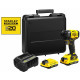 Stanley SFMCF820D2K-QW FatMax V20 Akkus ütvecsavarozó 1/4" (18V/2x2,0Ah), koffer