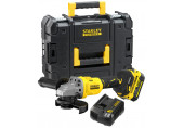 Stanley SFMCG710M1T-QW FatMax V20 Akkus sarokcsiszoló 125mm (18V/1x4,0Ah) koffer