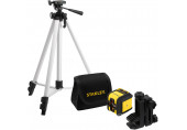 Stanley STHT77648-1 Cubix Keresztsugaras Lézeres Szintező, Tripod És Táska – Vörös