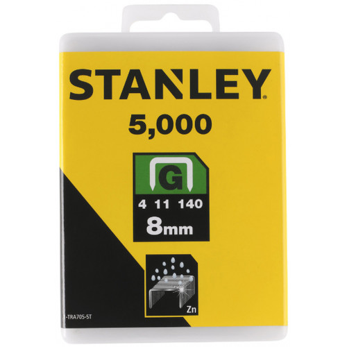 Stanley 1-TRA706-5T Tűzőkapocs G típus, ipari - 10mm, 5000db