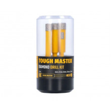 Tough Master TM-DDK5 Diamond fúrókészlet 5 mm, 6 mm, 8 mm, 10 mm , 12 mm, 5 db