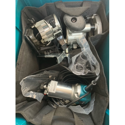 Makita RT0700CX2J kombinált felsőmaró szett, 700W, Makpac