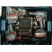 BOSCH szerszámkészlet: GDX 18V-200+GSR 18V-50 + 2xGBA 18V 4.0Ah + GAL 18V-40 w L-BOXX