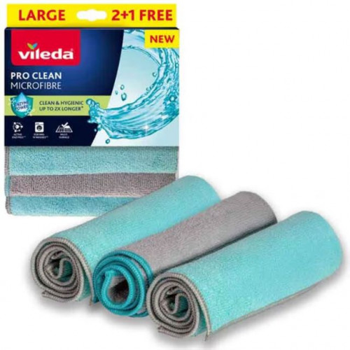 VILEDA Pro Clean Mikroszálas kendő 2+1 db 179227
