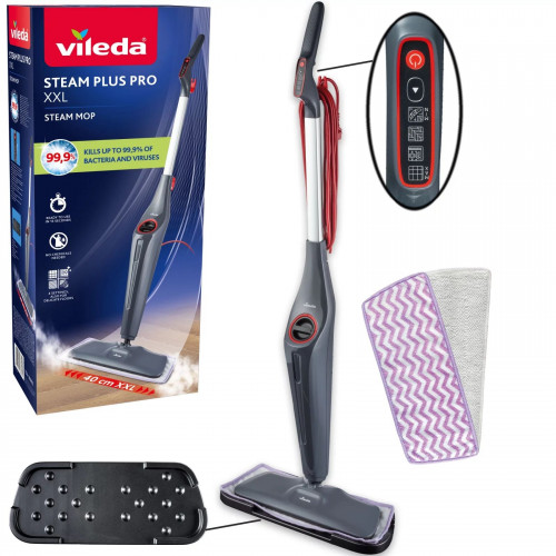 VILEDA STEAM PLUS XXL PRO Gőztisztító 180835 VILEDA STEAM PLUS XXL PRO Gőztisztító 180835