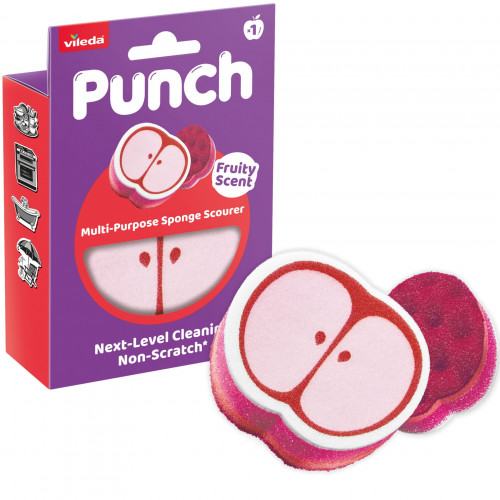 VILEDA PUNCH Apple Szivacs 1 db 182810 VILEDA PUNCH Apple Szivacs 1 db 182810