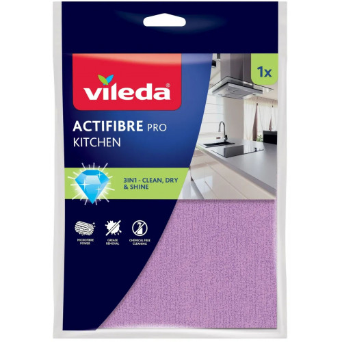 VILEDA Actifibre Pro Miikroszálas törlőkendő, 1 db 183303 VILEDA Actifibre Pro Miikroszálas törlőkendő, 1 db 183303