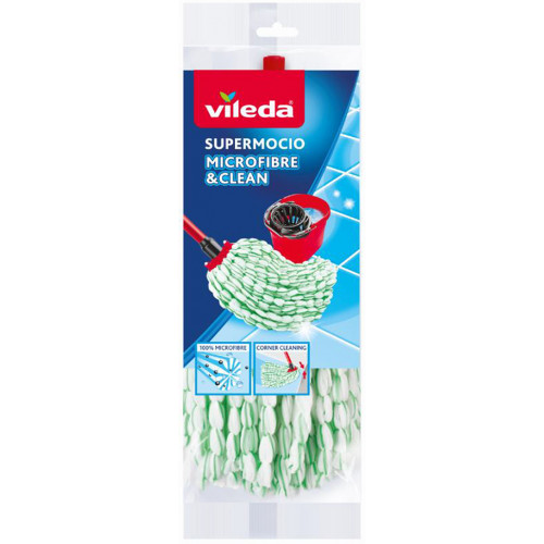 VILEDA Supermocio Microfibre & Clean felmosó fej 159808 VILEDA Supermocio Microfibre & Clean felmosó fej 159808