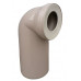 VIEGA wc csatlakozóív 90°, bézs 103125