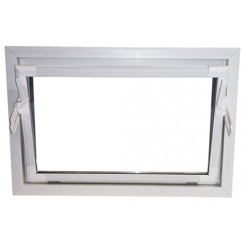 ACO SELF hőszigetelt üvegezésű bukó melléképület ablak 90 x 50 cm fehér