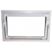 ACO SELF hőszigetelt üvegezésű bukó melléképület ablak 80 x 40 cm fehér