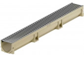ACO SELF Euroline 2.0 folyóka horganyzott acél ráccsal 1 m, H=10 cm 3003693