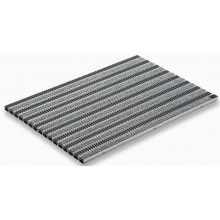 ACO Self Vario 2.0 Rips Lábtörlő 100x50cm,világosszürke műrost kazettás kefével,AL 3008447