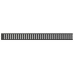 ALCAPLAST rács a zuhanyfolyókához, 1150 mm, fekete-matt PURE-1150BLACK