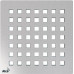 ALCAPLAST rozsdamentes padlóösszefolyó rács, 102 x 102 mm MPV014