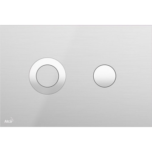 ALCAPLAST Flat nyomólap, rozsdamentes-félmatt/fényes TURN INOX