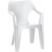 ALLIBERT DANTE alacsony támlás műanyag kerti szék, fehér 220573 (17187058)