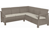 KETER CORFU RELAX Rattan sarokszófa, cappucino/bézs 241727 (17208435)