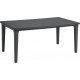 ALLIBERT FUTURA műanyag kerti asztal, grafit 206978 (17197868)
