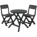 CURVER JAZZ Set kerti bútorszett, grafit 231978