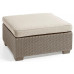 ALLIBERT SALTA/SAPPORO műrattan kerti asztal, capuccino 235293 (17207325)
