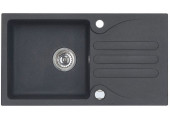 ALVEUS GALAPAGOS 30 gránit mosogató, 770 x 430 mm, fekete