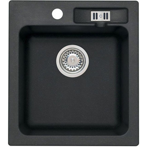 ALVEUS VICTORIA 20 gránit mosogató, 430 x 474 mm, fekete