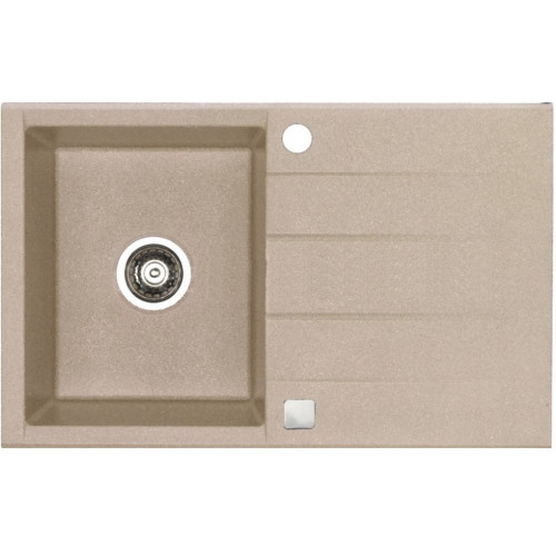 ALVEUS Cubo 30 egymedencés mosogató, 780 x 500 mm, beige 1067420