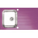 ALVEUS Glassix 10 egymedencés mosogató, 860 x 500 mm, lila