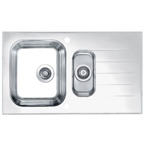ALVEUS GLASSIX 20 mosogató, 860 x 500 mm, fehér 1100016