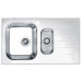ALVEUS GLASSIX 20 mosogató, 860 x 500 mm, fehér 1100016
