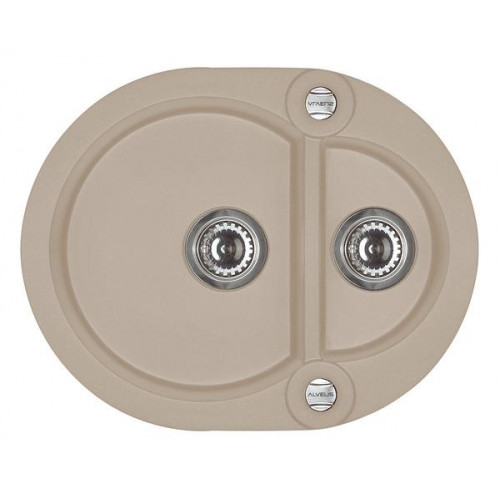 ALVEUS ROLL 80 S-22 gránit mosogató, 595 x 475 mm, terra 1090976