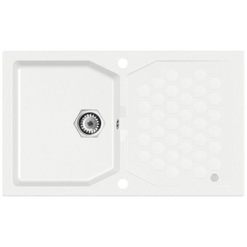 ALVEUS SENSUAL 30 mosogatótálca, 850 x 520 mm, granital plus fehér