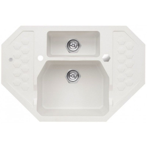 ALVEUS SENSUAL 60 gránit mosogató, 900 x 610 mm, granital plus fehér