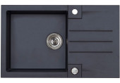 ALVEUS ROCK 130 gránit mosogató, 780x480 mm, fekete