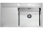 ALVEUS PURE 50 rozsdamentes mosogató, 860 x 525 mm, jobbos 1103652