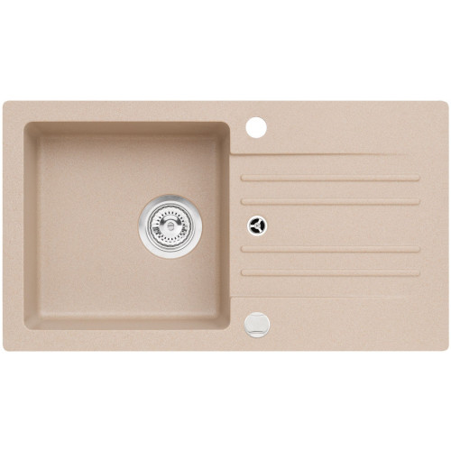 ALVEUS CORTINA 140 gránit mosogató, 750 x 420 mm, POP-UP, bézs