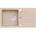 ALVEUS CORTINA 140 gránit mosogató, 750 x 420 mm, POP-UP, bézs