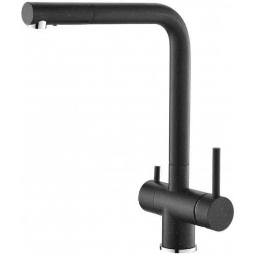 ALVEUS AQUILA Konyhai csaptelep, fekete 1139808